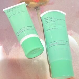 💥Beauty Care Blemish Control Pore Clearing Scrub &Oil-Free Clarifying Cleanser